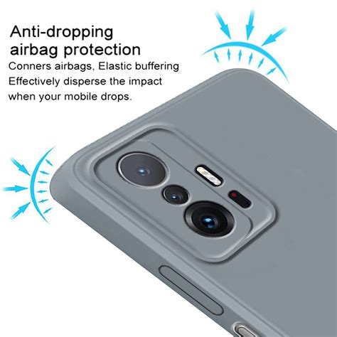 Casotec Shockproof Matte Liquid Silicone Case with Camera Protection ...
