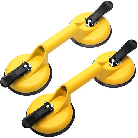 FCHO FCHO Glass Suction Cups Heavy Duty Aluminum Vacuum Plate Handle ...