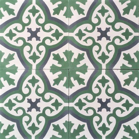 Green Patterned Floor Tiles - Pattern Tips Archive