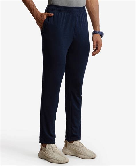 Buy Lightweight Microfiber Trackpant with Zipper Pockets and StayFresh ...