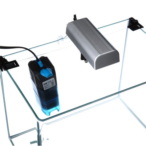 Buy Penn-Plax Water-World Radius Desktop Aquarium Kit – 5 Gallon Glass ...