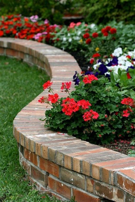 20+ Flower Bed Brick Border
