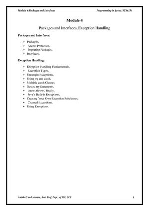 Advanced Programming Lab - Copy - programming in JAVA - VTU - Studocu