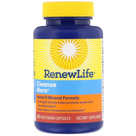 Renew Life, Cleanse More, 60 Vegetarian Capsules - iHerb