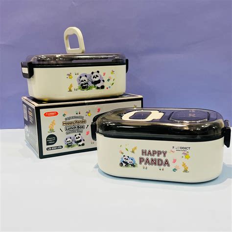 Panda Themed Lunch Box : 700ml Capacity with Mobile Holder – Viaana ...