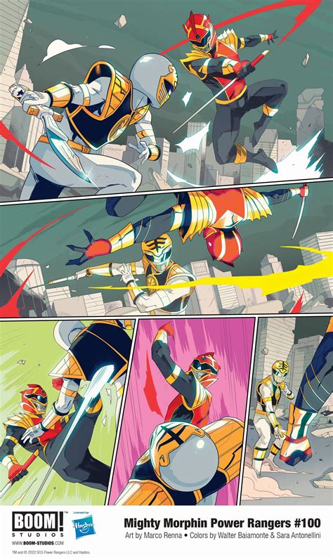 MMPR's Death Ranger Debuts in Power Rangers' 100th Issue Preview