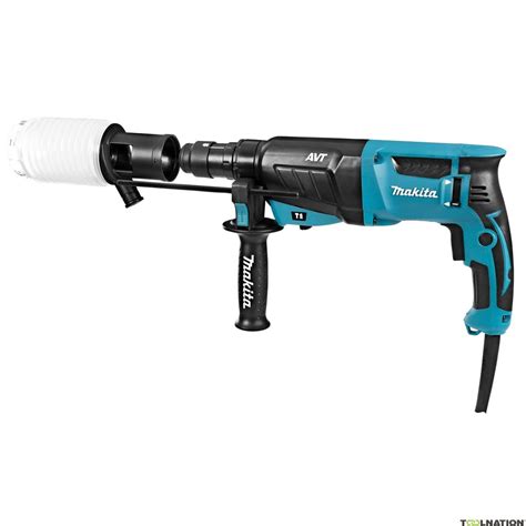 Makita HR2631FT13 Combination hammer with replaceable head and 5-piece ...