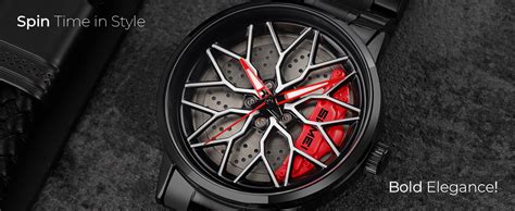 Buy SKMEI Spinning Car Wheels Rolling Watch for Men Analog Display ...
