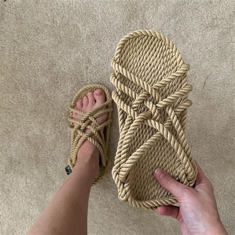 Nomadic State of Mind boho beachy rope sandals 🏝️ 🏄🏼‍♀️... - Depop