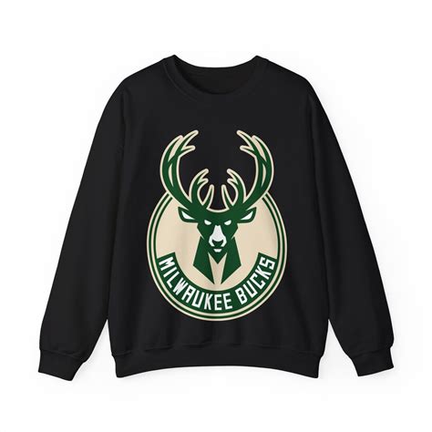 Milwaukee Bucks Crewneck Sweatshirt, NBA Fanwear, Basketball Team ...