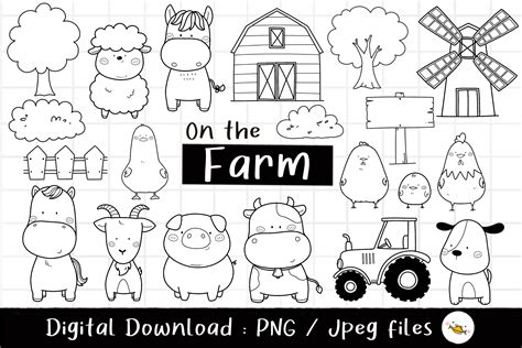 Black And White Farm Animal Framed Pictures at Annalisa Hanley blog