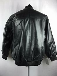 Image result for Black Leather Bomber Jacket