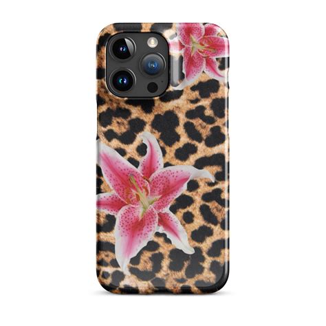 Lily Floral Animal Print iPhone Case - Etsy | Pink phone cases, Iphone ...