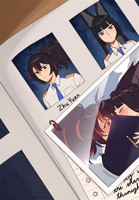 zhu yuan and hoshimi miyabi (zenless zone zero) drawn by eimikosmoothie ...