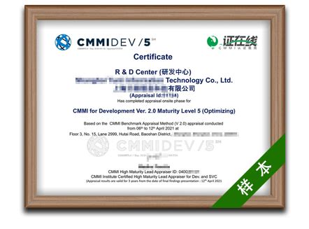 CMMI认证客户案例-企业官网
