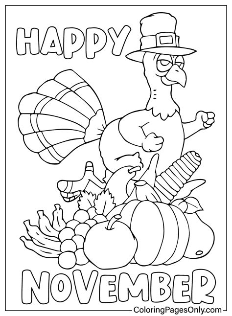 Coloring Pages For November