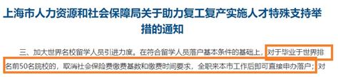 最新！上海直接落户院校名单出炉&落户政策汇总：149所海外院校，哪些大学更易拿offer？