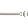 Buy amazon basics 1' Solid Curtain Rod With Square Ends, 36' To 72 ...