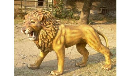FRP Lion Statue Manufacturers In Nagpur India - Parthfibrotech