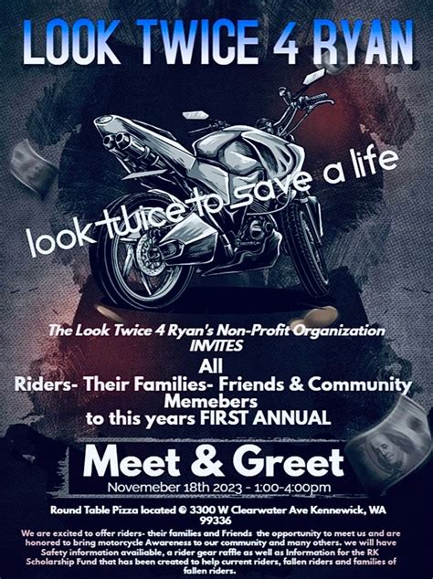 LOOK TWICE TO SAVE A LIFE ANNUAL MEET AND GREET , Round Table Pizza ...