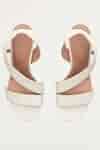 Buy White Mary Square Toe Block Heels by Sephyr Online at Aza Fashions.