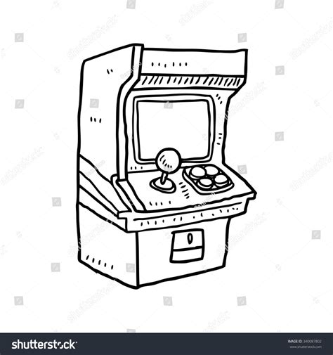 Arcade Machine Drawing