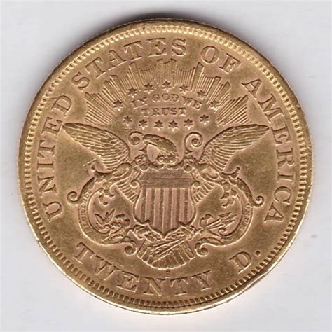 1876 S USA Twenty Dollars Gold Coin | Dorset Coin Company