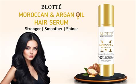 Buy BLOTTÉ | MOROCCAN & ARGAN OIL HAIR SERUM | STRONGER SMOOTHER SHINER ...