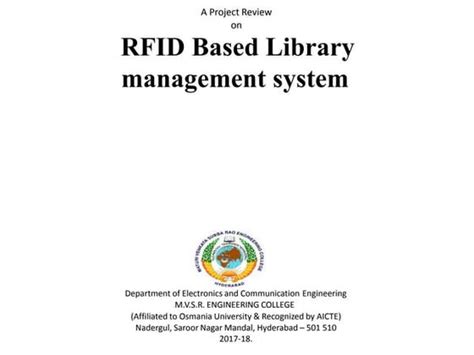 Image result for Create Library Management System Using RFID