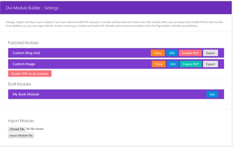Divi Module Builder 的图像结果
