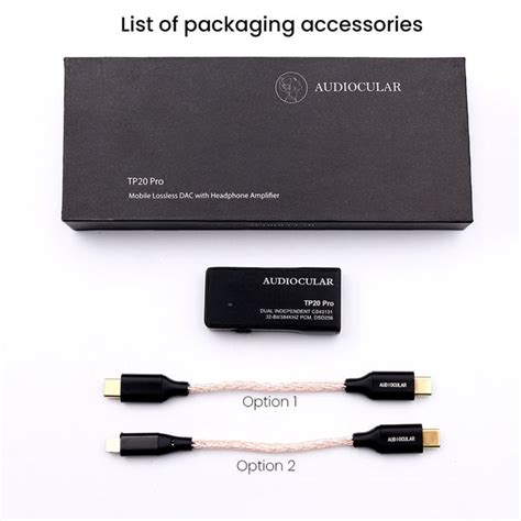 AUDIOCULAR TP20 Pro CS43131 Portable DAC & Amp | Concept Kart