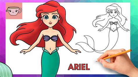 Image result for Step by Step Drawing Ariel