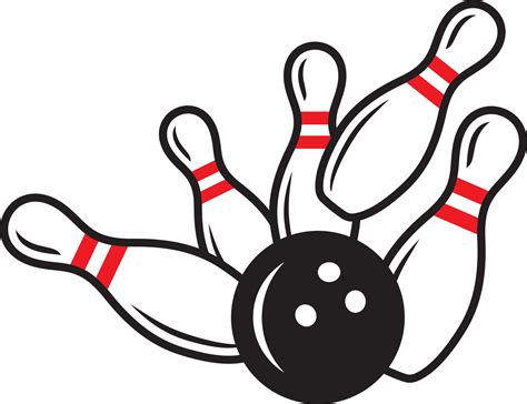 Ten Pin Bowling Clipart