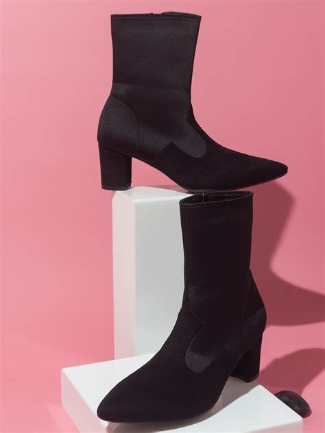 Buy Now Women Black Block Heeled Boots