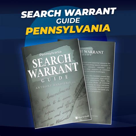 Pennsylvania Search Warrant Handbook - Blue To Gold Store