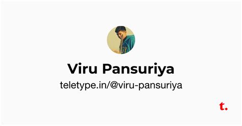 Viru Pansuriya — Teletype