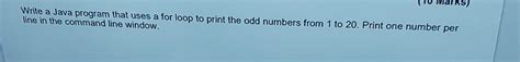 Java Program to Print First N Odd Numbers with Loop 的图像结果