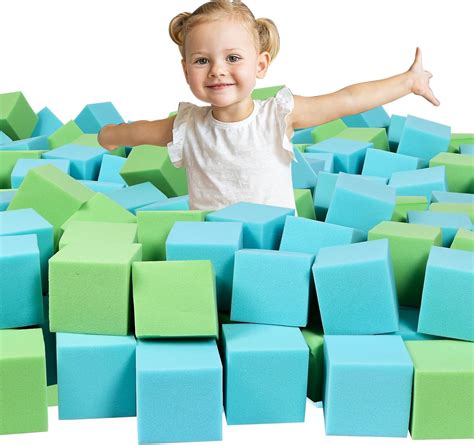 Amazon.com: ZMCYER Foam Pit Cubes Blocks - 48PCS Sponge Form Cubes for ...