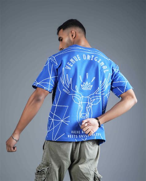 Buck Crown Puff Print Oversized T-shirt – VENUE ORIGINAL