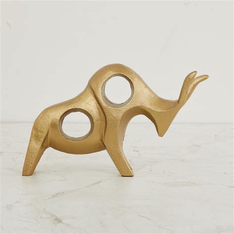 Buy Fiesta Gold Metal Bull Figurine from Home Centre at just INR 1199.0