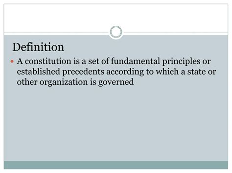 constitution presentation in detail information | PPTX