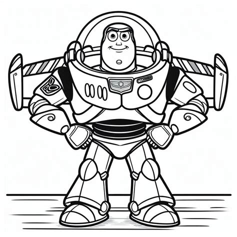 Buzz Lightyear Of Star Command Coloring Pages