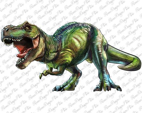T Rex Dinosaurier Clipart Tyrannosaurus Rex Dinosaur T Rex Ink Drawing