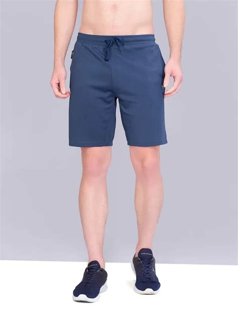 Men Slim Fit Shorts with Elasto Plus