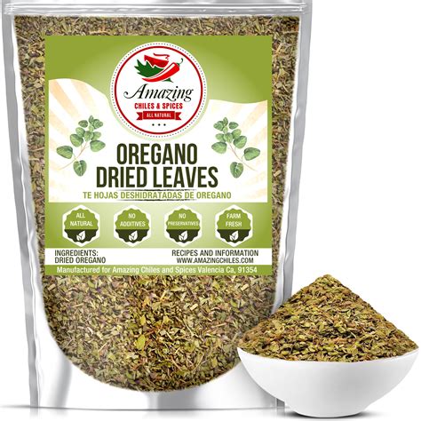 Amazon.com : Dried Oregano Leaves, 4 oz, Fresh Dry Herb for Cooking and ...