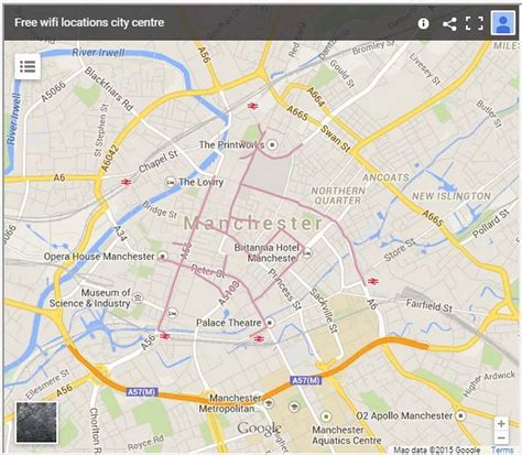 Free wifi maps - Manchester Evening News