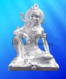 999 Silver Ardhanarishvara Statue Manufacturer and Supplier from Agra R ...