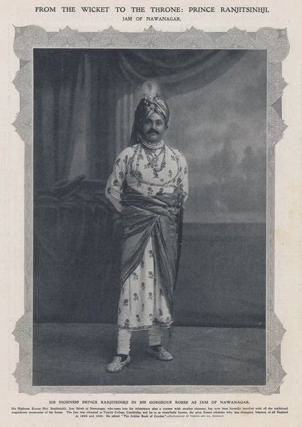 HH Prince Ranjitsinhji The Jam of Nawanagar Champion Cricketer c1907 ...