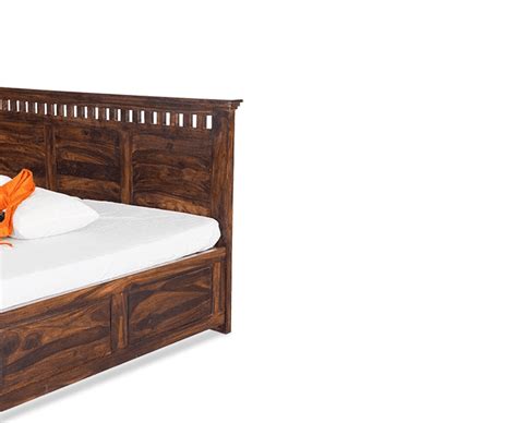 Kuber Bed with Hydraulic Storage - Solid Wood Furniture Online , Buy ...