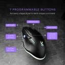 Kreo Hawk Wired Gaming Mouse, Pixart Sensor, RGB Mouse, Adjustable DPI ...
